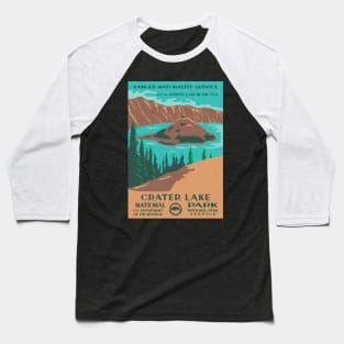 Crater Lake National Park WPA Baseball T-Shirt